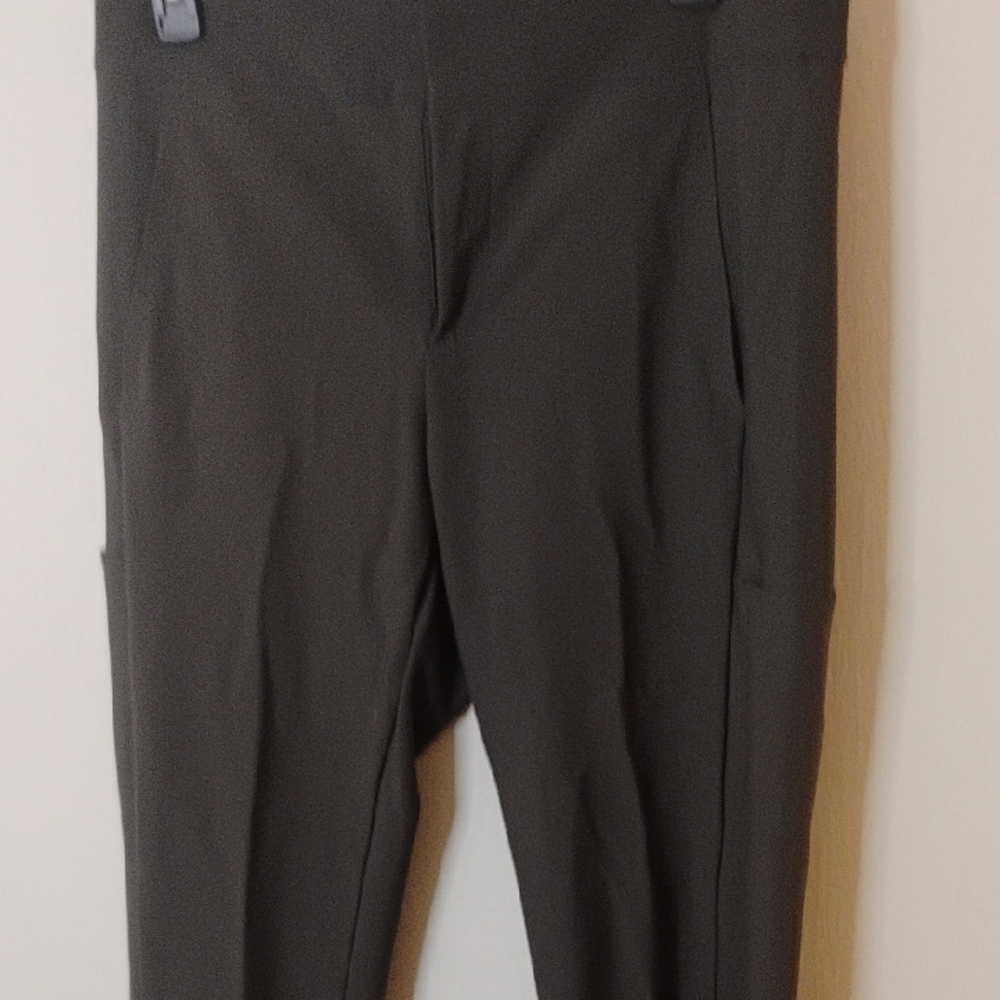 Athleta Women's Stellar Trouser Olive Gray Pants Size 10 - Picture 7 of 9